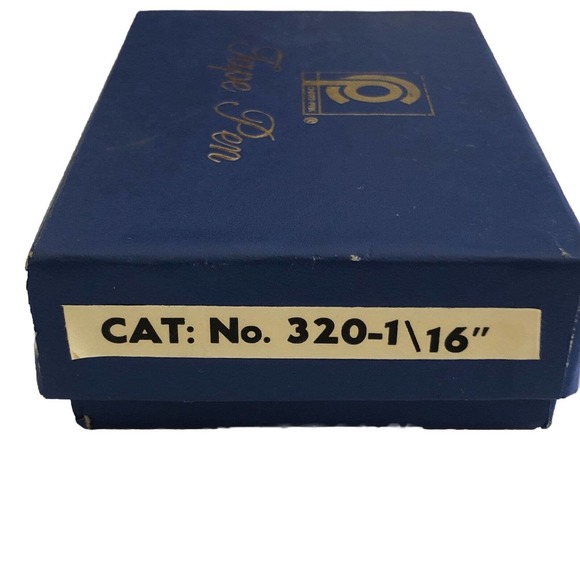 CHART PAK TAPE PEN 1/16'' THE VERSATILE DRAFTSMAN VINTAGE GOLDTONE - Picture 7 of 7